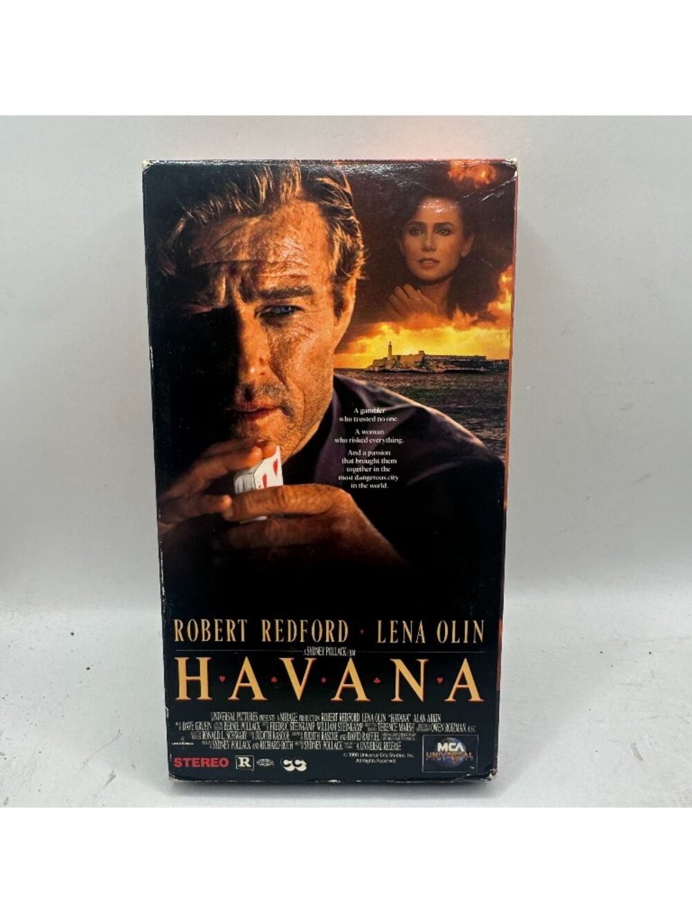 Havana VHS 1991 Robert Redford Lena Olin Sidney Pollack Drama Romance Movie R-Ra
